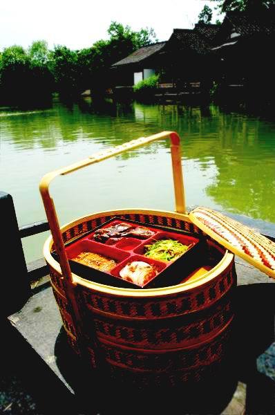 福运红头船茶_船茶桌_茶船